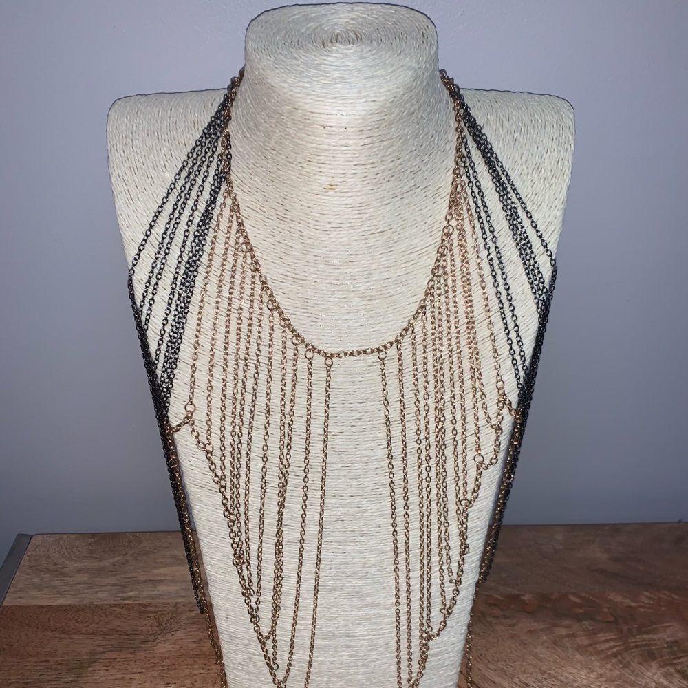 Sexy MultiLayer Long Tassel Body Chain Necklace